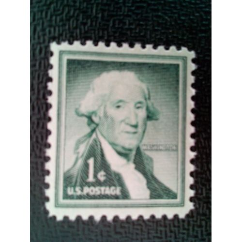 Timbre Etat-Unis Yt 587 George Washington (1732-1799), Premier Président Des États-Unis DAmérique. 1954 ( 3712 )