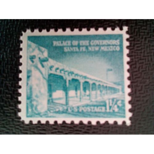 Timbre Etat-Unis Yt 687 Palais Des Gouverneurs (1610), Santa Fe, Nouveau-Mexique 1960 ( 3712 )