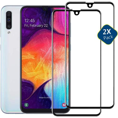 2 Pièces Verre Trempé Pour Xiaomi Mi 9 Lite,Film Protection En Verre Trempé Écran Protecteur Vitre- Anti Rayures- Sans Bulles D'air- Dureté 9h Glass Noir