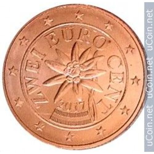 Autriche = 2 Centimes D'euro , Année 2017