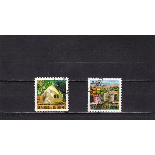 Timbres De Poste Aérienne De La République De Guinée (Paysages)