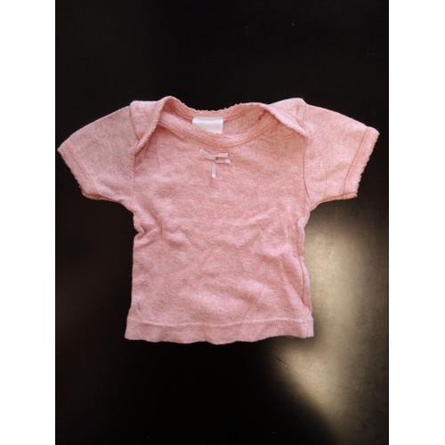 T-Shirt Manches Courtes Bébé Fille Taille 3 Mois