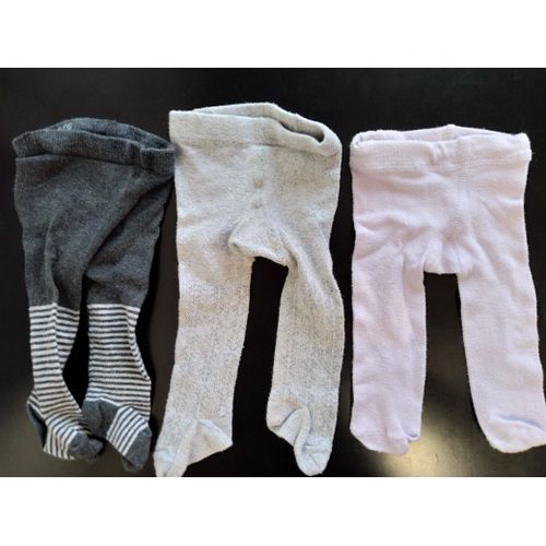 Lot De 3 Collants Taille 3/6 Mois