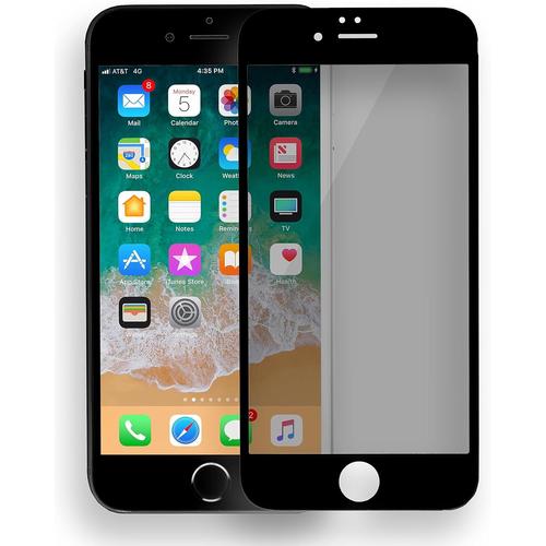 Verre Trempé Anti Espion Pour Apple Iphone 6 Plus/6s Plus Protection Écran Confidentialité Film Avant Anti Rayures Vitre Protection Noir