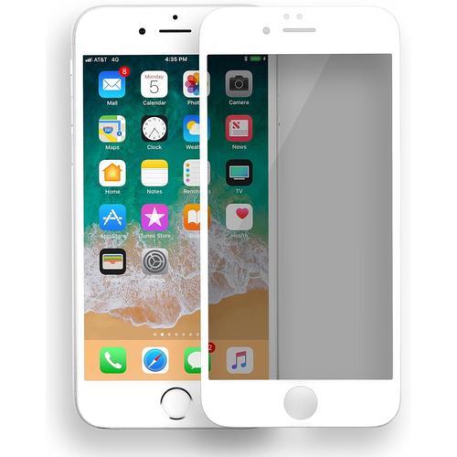 Verre Trempé Anti Espion Pour Apple Iphone 6 Plus/6s Plus Protection Écran Confidentialité Film Avant Anti Rayures Vitre Protection Blanc