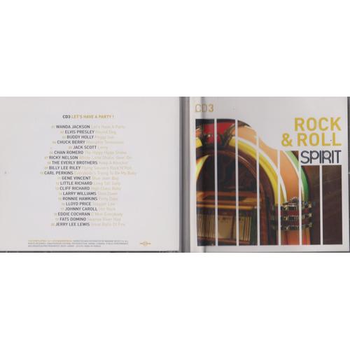 Spirit Rock & Roll Cd3 Let's Have A Party Jackson Presley Holly Berry Cochran Jack Scott Chan Romero Ricky Nelson Everly Brothers Billy Lee Riley Carl Perkins Gene Vinvent