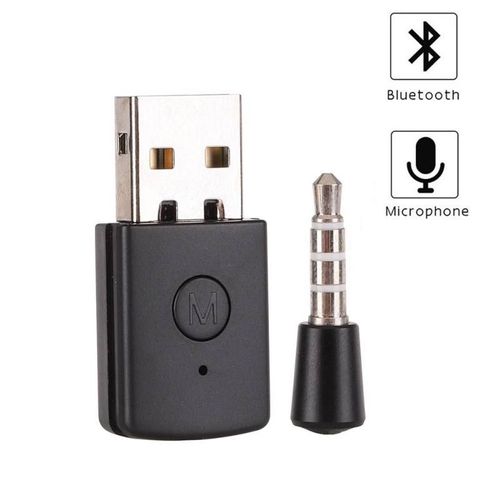 3.5mm Bluetooth 4.0 EDR USB Bluetooth Dongle Recepteur adaptateur USB sans fil pour controleur PS4 Gamepad Casques Bluetooth noir