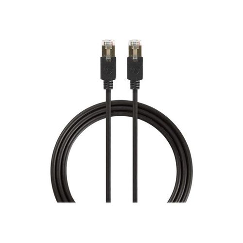Nedis - Câble réseau - RJ-45 (M) pour RJ-45 (M) - 2 m - paire torsadée écrantée (F/UTP) - CAT 6 - moulé, rond - anthracite