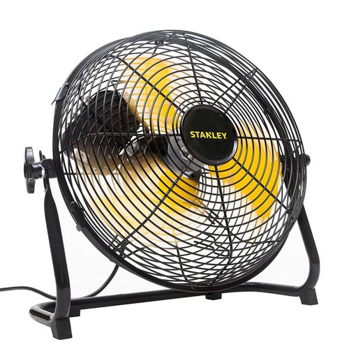 Ventilateur STANLEY 150 W Acier orientable 360° moteur 3 vitesses haute qualité