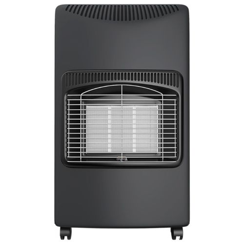 Poêle à gaz KEMPER 4200 W Infrarouge Allumage piezo Surfaces 20 -80m2 Sécurité thermocouple Roulettes