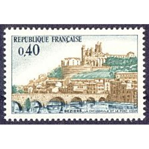 Béziers - La Cathédrale Et Le Pont Vieux
