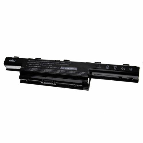 vhbw batterie remplace Acer AK.006BT.080, AS10D, AS10D31, AS10D3E, AS10D41, AS10D51, AS10D5E pour laptop (5200mAh, 10.8V, Li-Polymère, noir)
