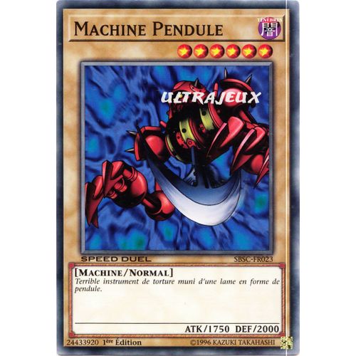 Yu-Gi-Oh! - Sbsc-Fr023 - Machine Pendule - Commune