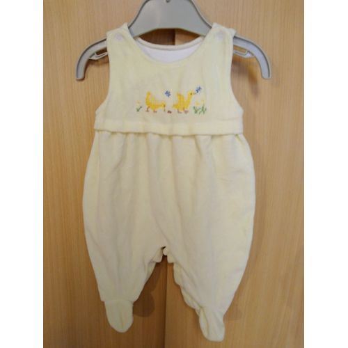 Salopette En Velours Bébé Fille Taille 1 Mois