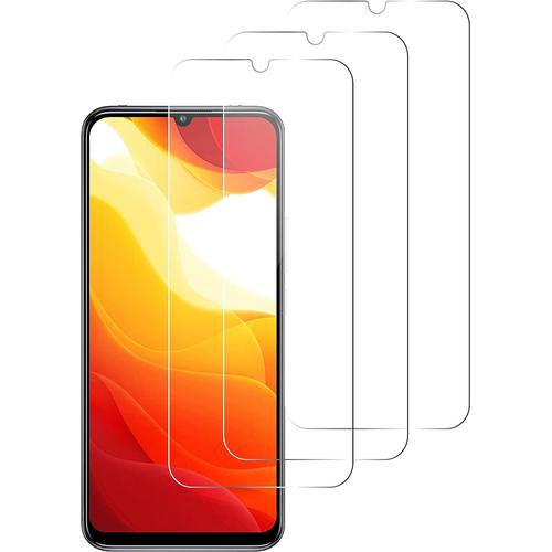 Verre Trempé Pour Xiaomi Mi A3 3 Pièces Vitre De Protection D'écran Transparent Film Protecteur Sans Bulles D'air 9h 0 26 Mm