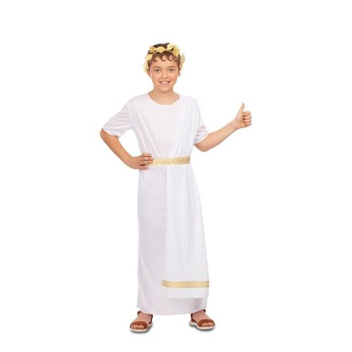 Déguisement D?Empereur Romain Blanc Pour Enfant