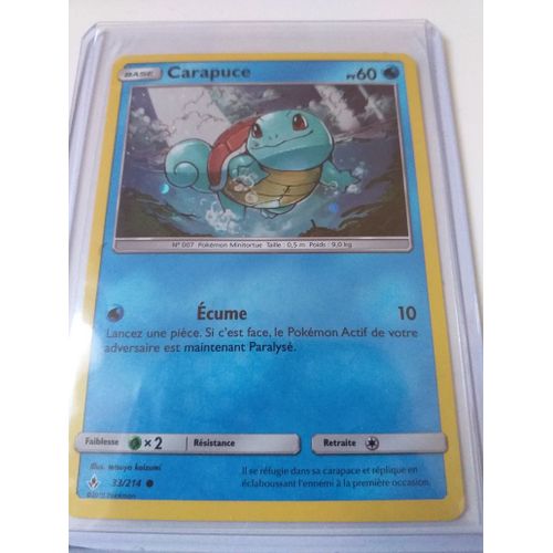 Carapuce Holographique 33 214