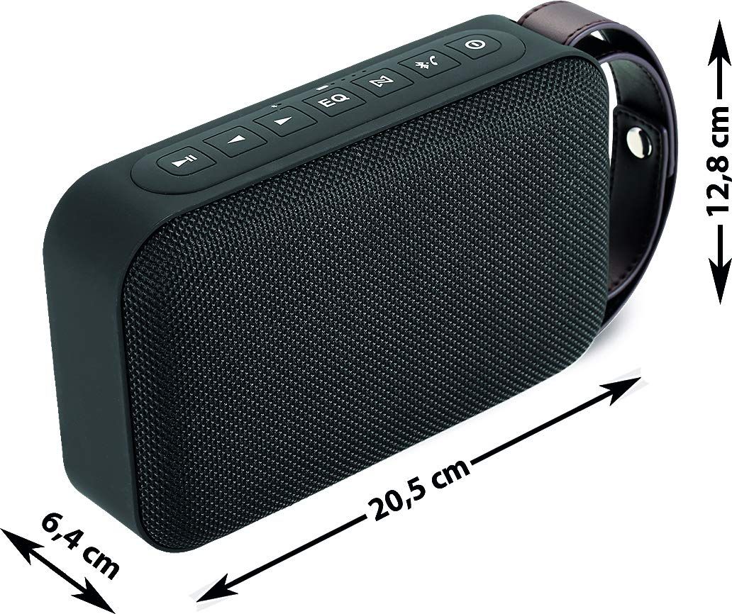 ECG BTSM1 - Enceinte Bluetooth- USB - SD -FM- MP3, WMA - Autonomie 8h - Etanche