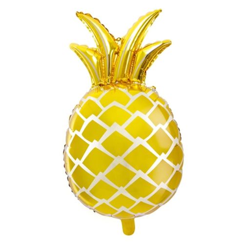 Ballon Aluminium Ananas Jaune 48 X 67 Cm Taille Unique