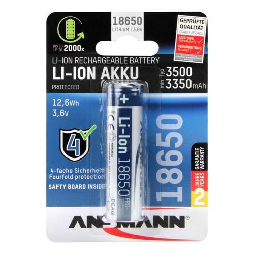 ACCU Li-Ion 18650 3.6V 3500mAh x1 ANSMANN