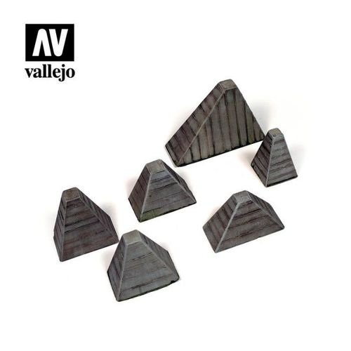 Barrieres Antichars 1/35 Eme-Vallejo
