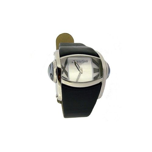 Montre Femme Chronotech Cuir Noir