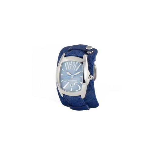 Montre Homme Chronotech Cuir Bleu