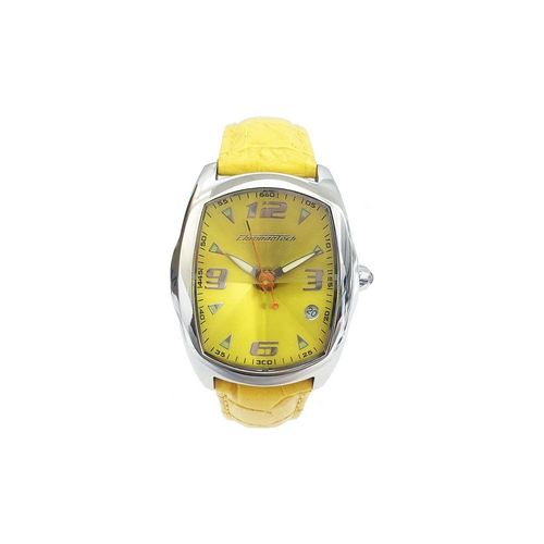 Montre Femme Chronotech Cuir Jaune