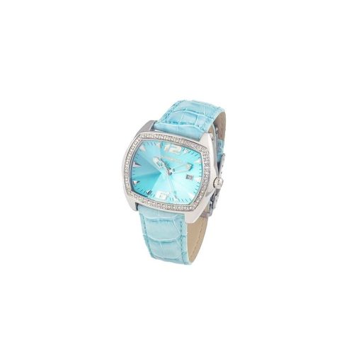Montre Femme Chronotech Cuir Bleu