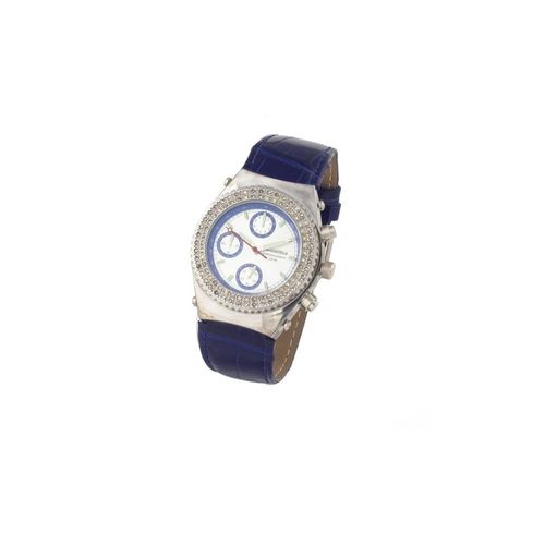 Montre Femme Chronotech Cuir Noir