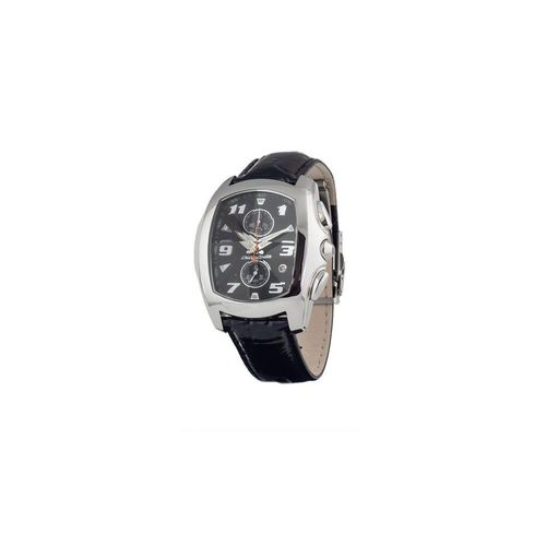 Montre Homme Chronotech Cuir Noir