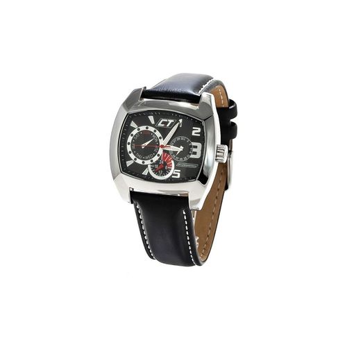 Montre Homme Chronotech Cuir Noir