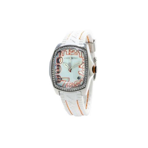 Montre Femme Chronotech Silicone Blanc