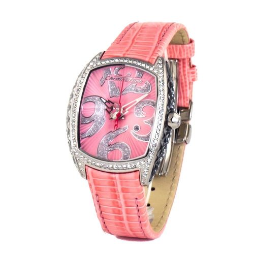 Montre Femme Chronotech Cuir Rose