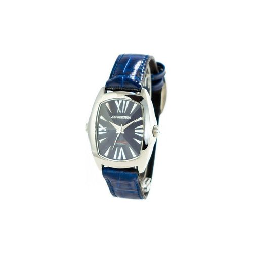 Montre Femme Chronotech Cuir Bleu