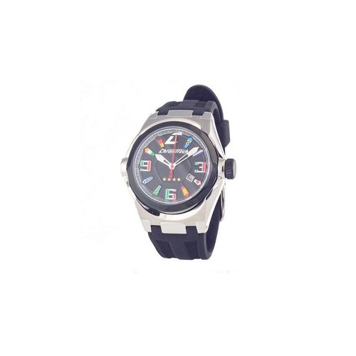 Montre Homme Chronotech Silicone Noir