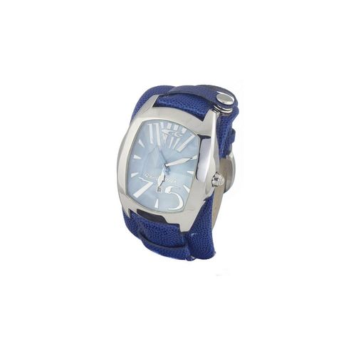 Montre Homme Chronotech Cuir Bleu