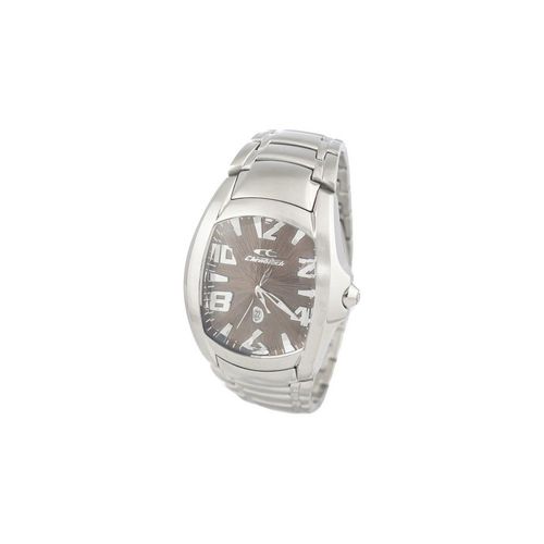 Montre Homme Chronotech Acier Argenté