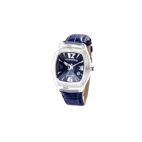 Montre Homme Chronotech Cuir Bleu