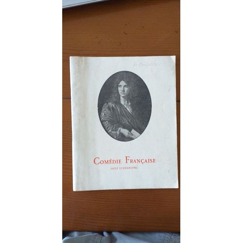 Dédicace Jp Roussilon Programme Comédie Française 1953 "6 Personnages En Quête D'auteur"