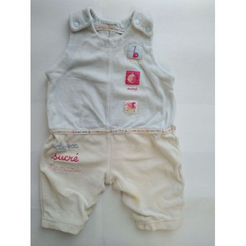 Combinaison Velours Bébé Taille 6 Mois