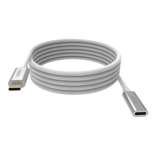 Vision Techconnect - Rallonge de câble USB - 24 pin USB-C (M) pour 24 pin USB-C (F) - 2 m