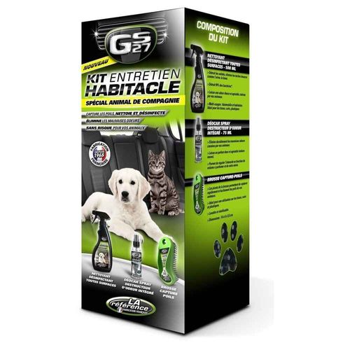 Gs27 - Kit Entretien Habitacle Pour Animal De Compagnie