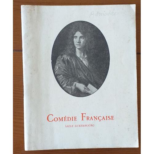 Programme Comédie Française 1953, "Asmodée"