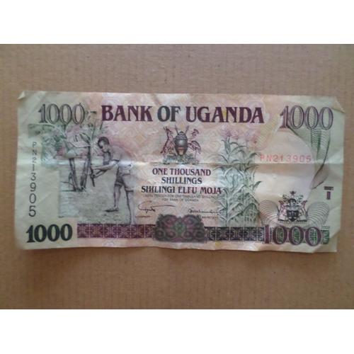 1000 Shillings Banque D'ouganda