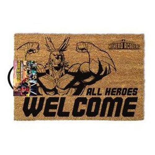 My Hero Academia Paillasson All Heroes Welcome 40 X 60 Cm