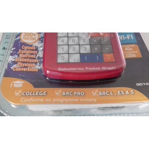 Calculatrice graphique Lexibook GC143FR ROUGE