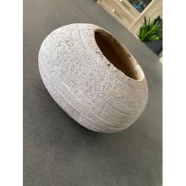 Pot De Fleurs  Beige 16x10cm