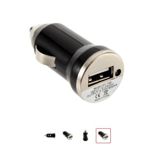 Adaptateur Allume Cigare USB - Noir