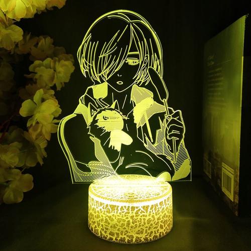 Convient Pour Yuri Sur Glace Uri Plisetsky Anime Petite Lampe De Chevet À 3 Lampes Veilleuse Af12503